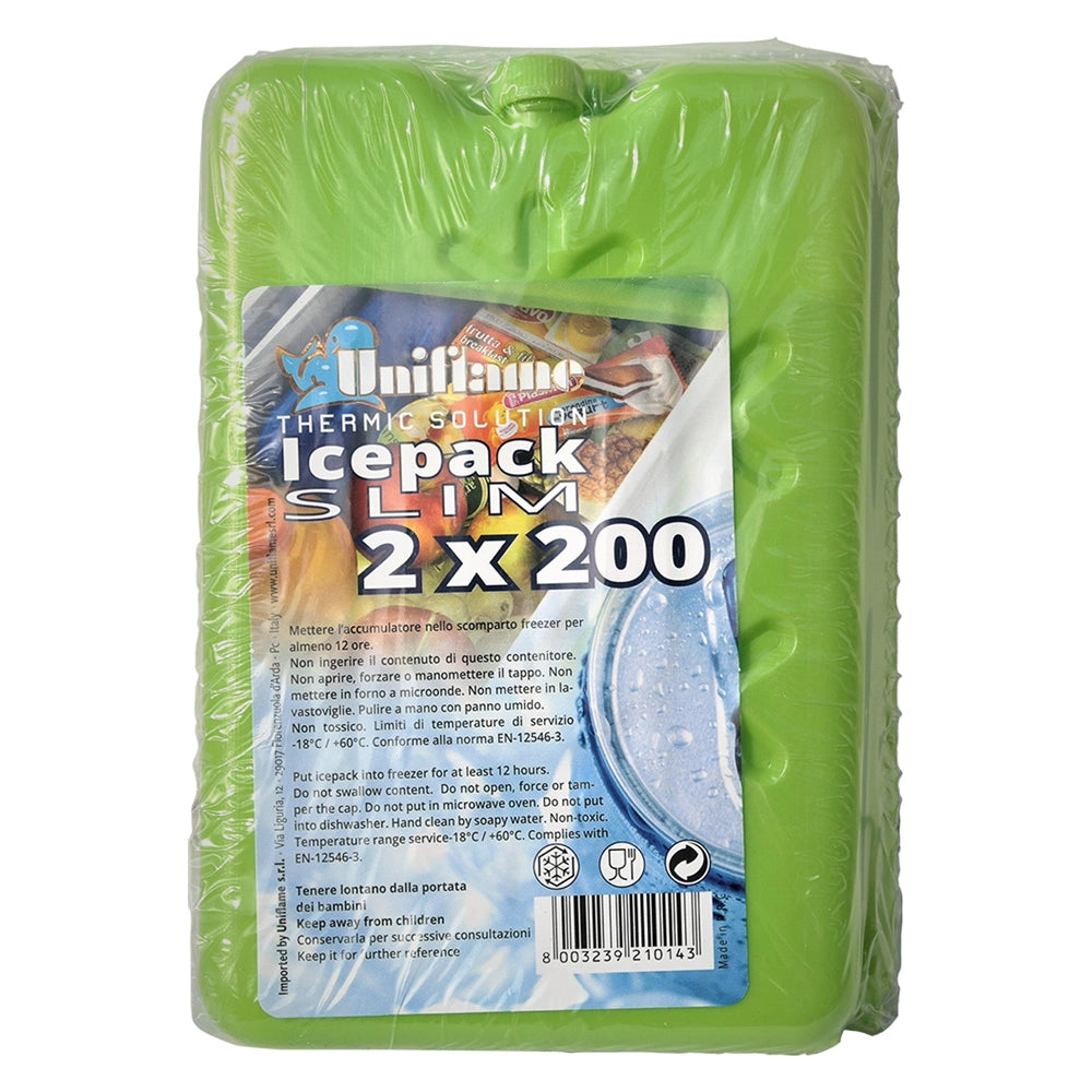 1cf mattonella ghiaccio per contenitori termici 'ice p 2 x  200 grammi cod:ferx.7906190nlm