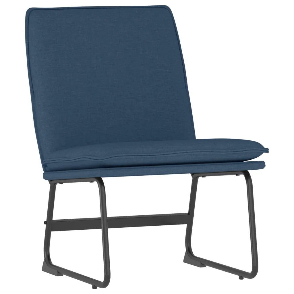 Sedia Lounge Blu 52x75x76 cm in Tessuto 351319