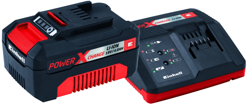 Einhell BATTERIA + CARICABATTERIA POWER-X-CHANGE  18 V - 4,0 Ah
