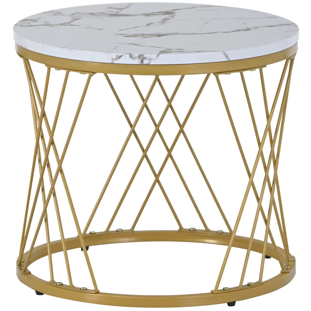 TAVOLINO DA CAFFÈ NESTING Set da 2 pezzi 70x70x45 cm MDF Nero