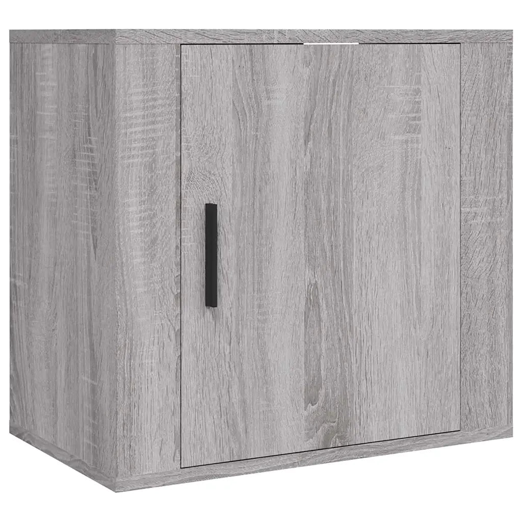 Comodini a Muro 2 pz Grigio Sonoma 50x30x47 cm 816877