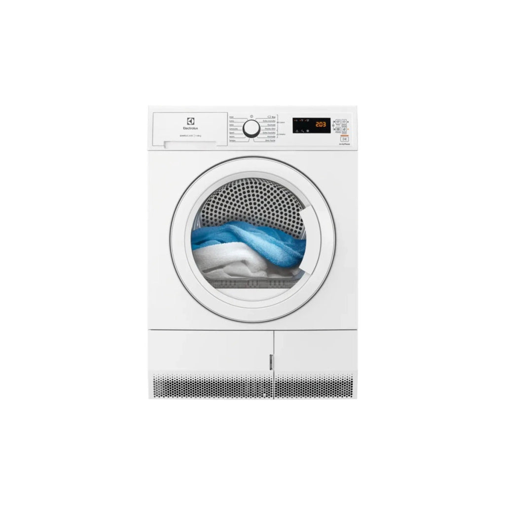 Asciugatrice a Pompa di Calore 8 kg Electrolux EDH4825TW (A85xL59,6xP62,3) Classe A++