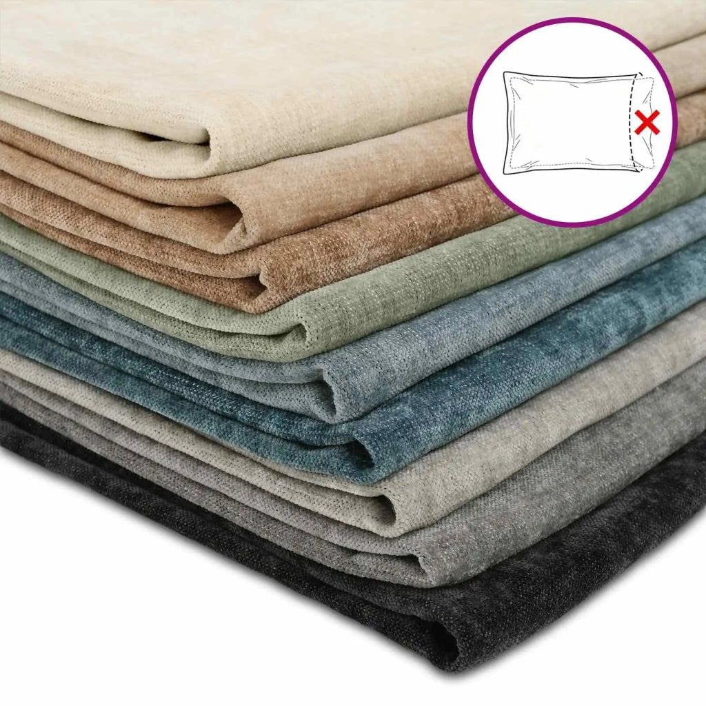 Federa 2 pz HEERLEN Marrone Ø 40 cm Tessuto Chenille 922317