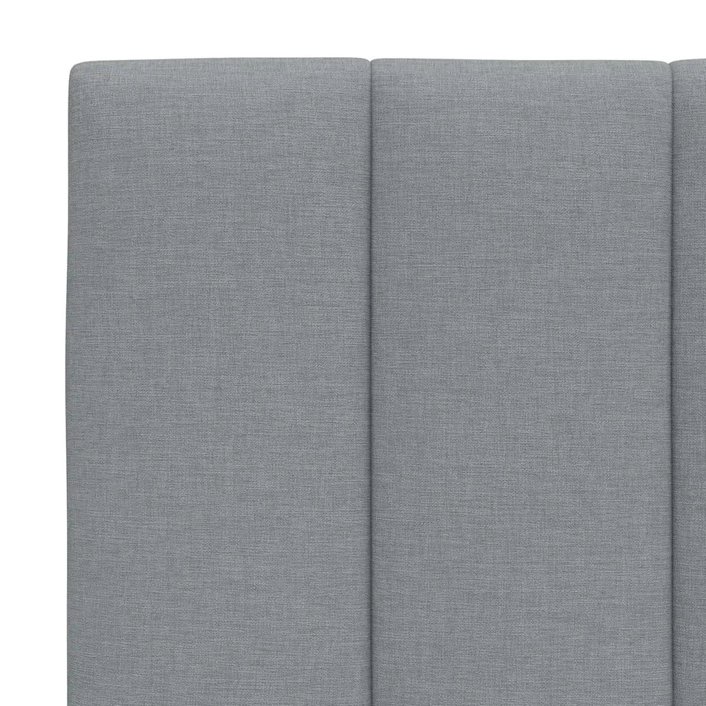Cuscino Testiera Hanko Grigio Chiaro 80 cm in Tessuto 4019135