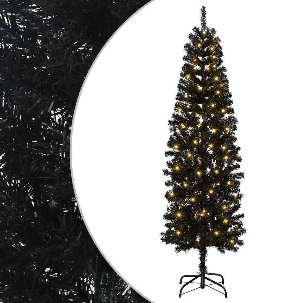 Albero di Natale Artificiale Sottile 240 cm 300 LED 3461119