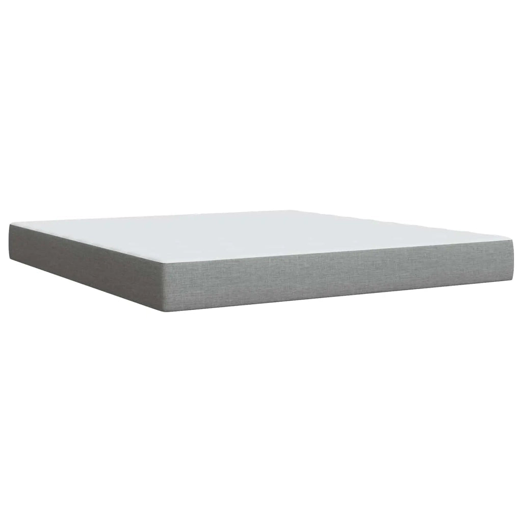Letto con contenitore LED e materasso Grigio Chiaro 3459141