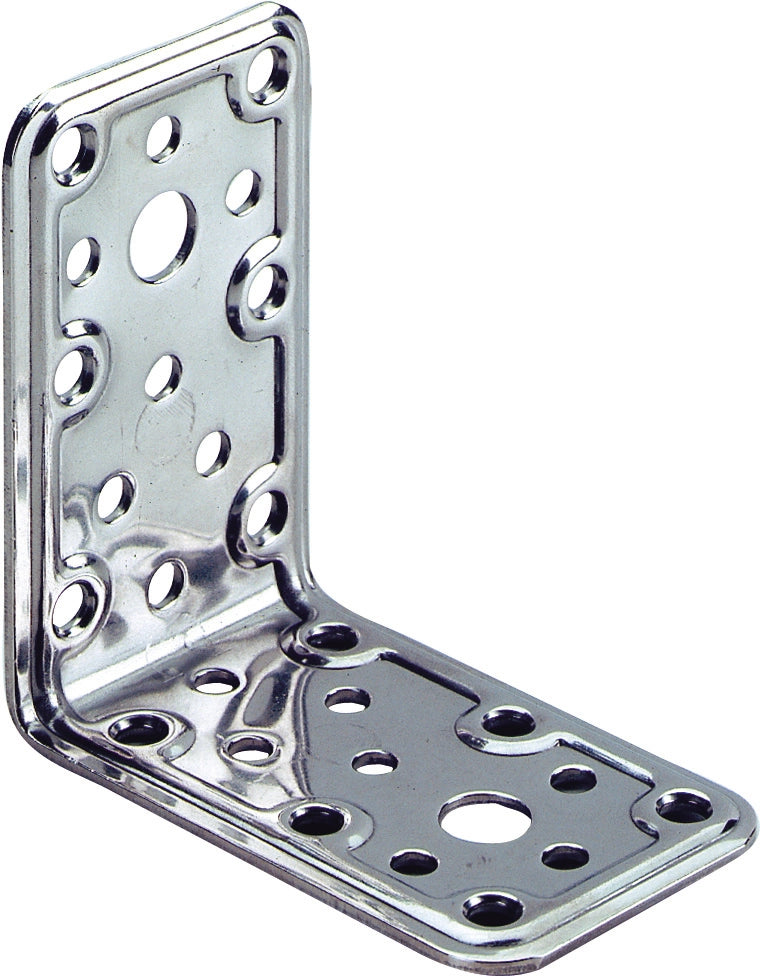 PIASTRA 771/IN ANGOLARE INOX 50X60X60 MM- ALDEGHI LUIGI SPA- 5,0 pz