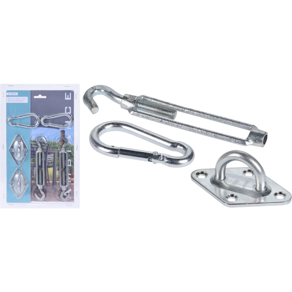 KIT 6 FISSAGGI PER TELO OMBRA