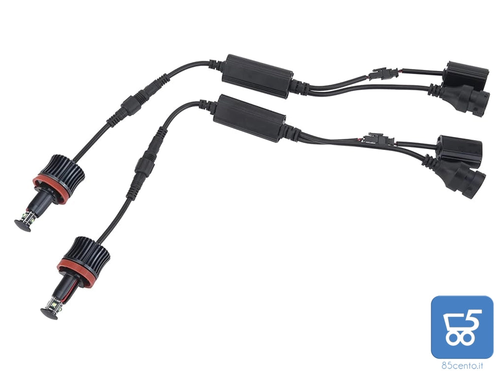 2 Lampadine LED Auto H8 20W Xenon Bianco CREE 20W Alta Potenza Angel Eyes per BMW E60 E61 E90 E92 E70 E71 E82 E89 1 3 5 Serie X5 X6 Z4
