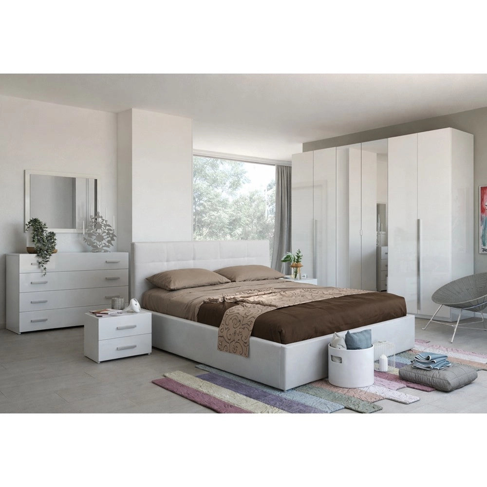 Camera da letto Nerano bianco laccato