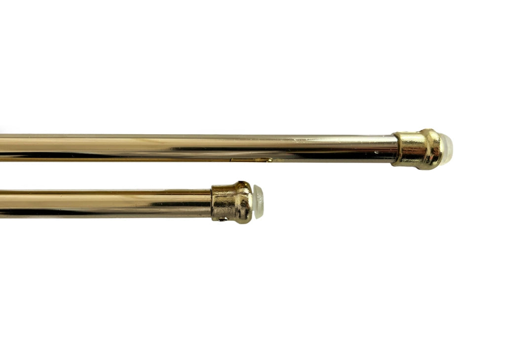 Bacchette Tende A Pressione Bastone Tenda Estensibile Astina Con Molla - 60-80 - Oro
