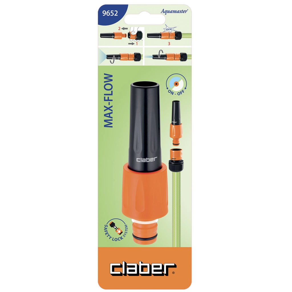 LANCIA DRITTA AQUAMASTER MAX-FLOW IN BLISTER 9652 - 1 blister CLABER