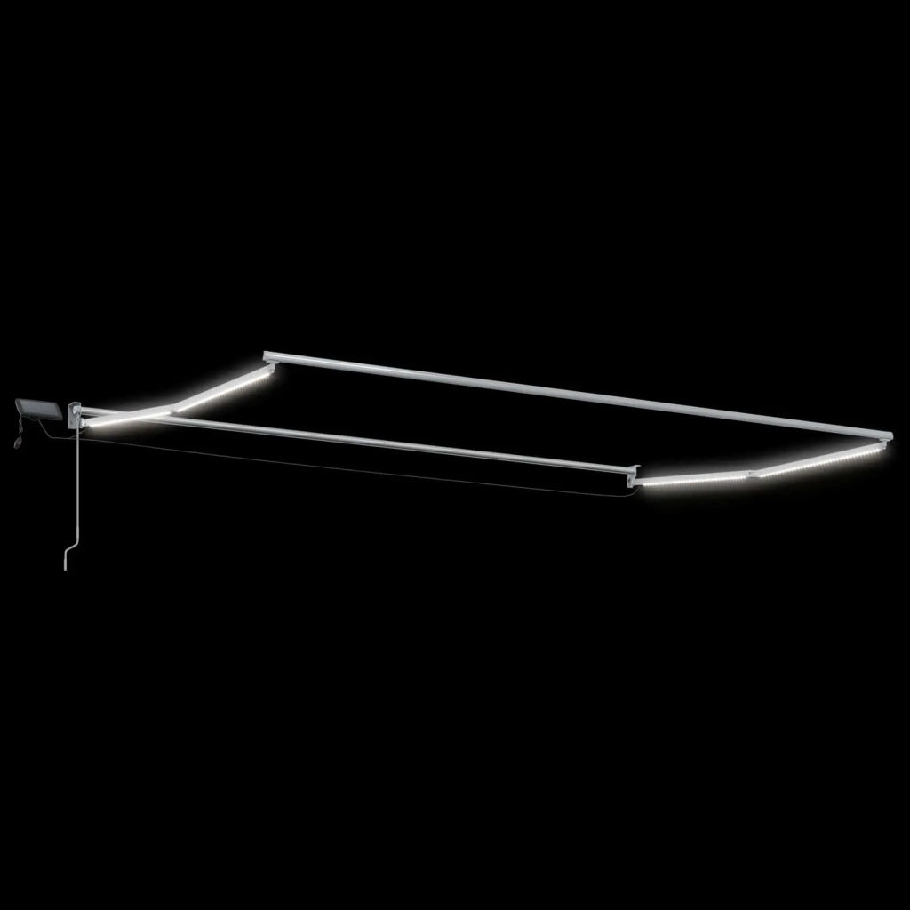 Tenda retrattile manuale con LED Multicolore 4,5 × 3 m 3419311
