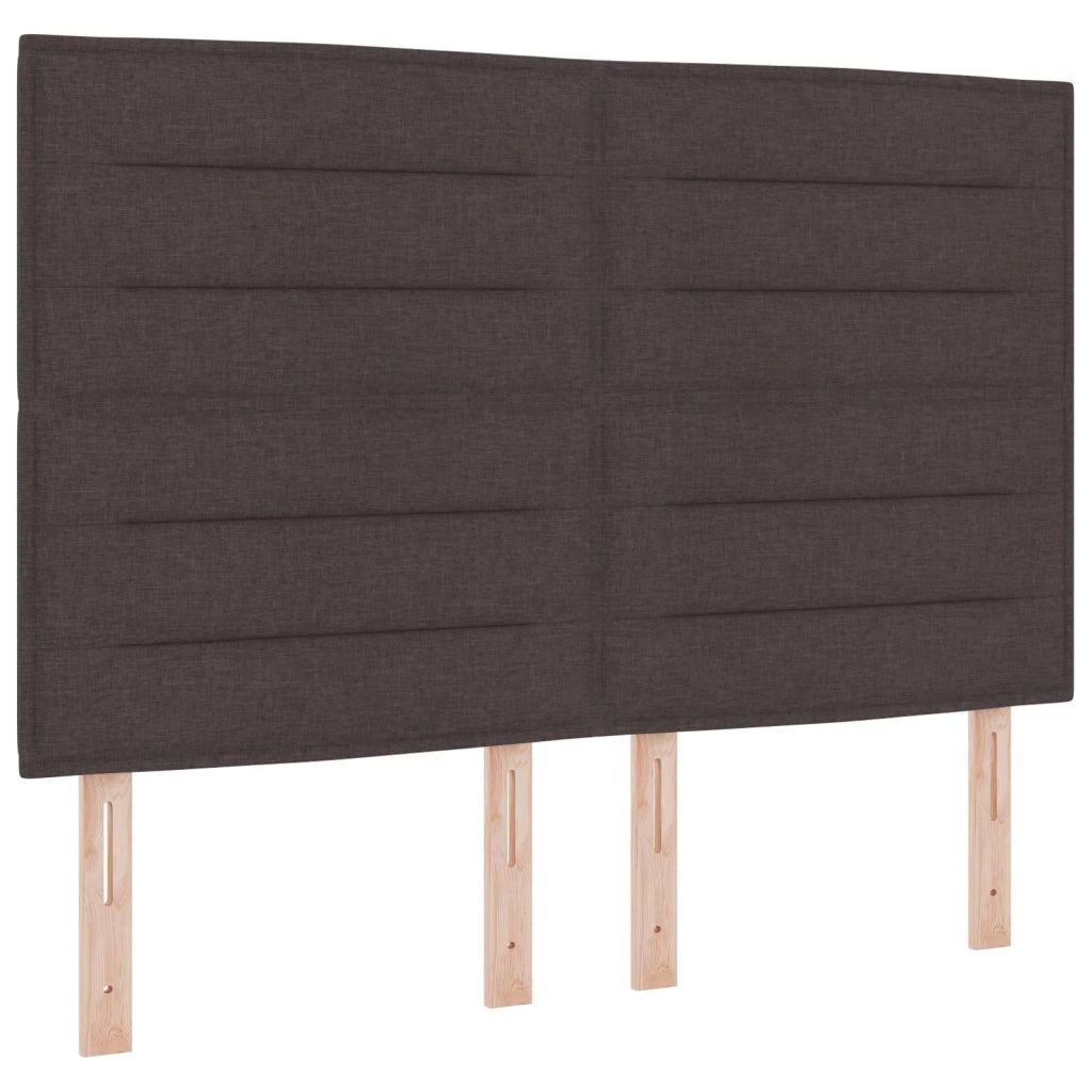 Letto box spring con materasso Marrone Scuro 160 x 200 cm 3454904