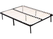 Rete a doghe - 140 x 190 cm - 20 doghe - Nero