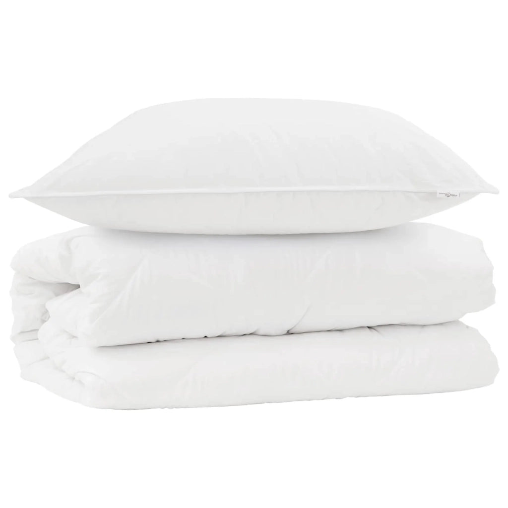 Set di Piumoni con cuscino 2 pcs Bianco Microfibra 3376814