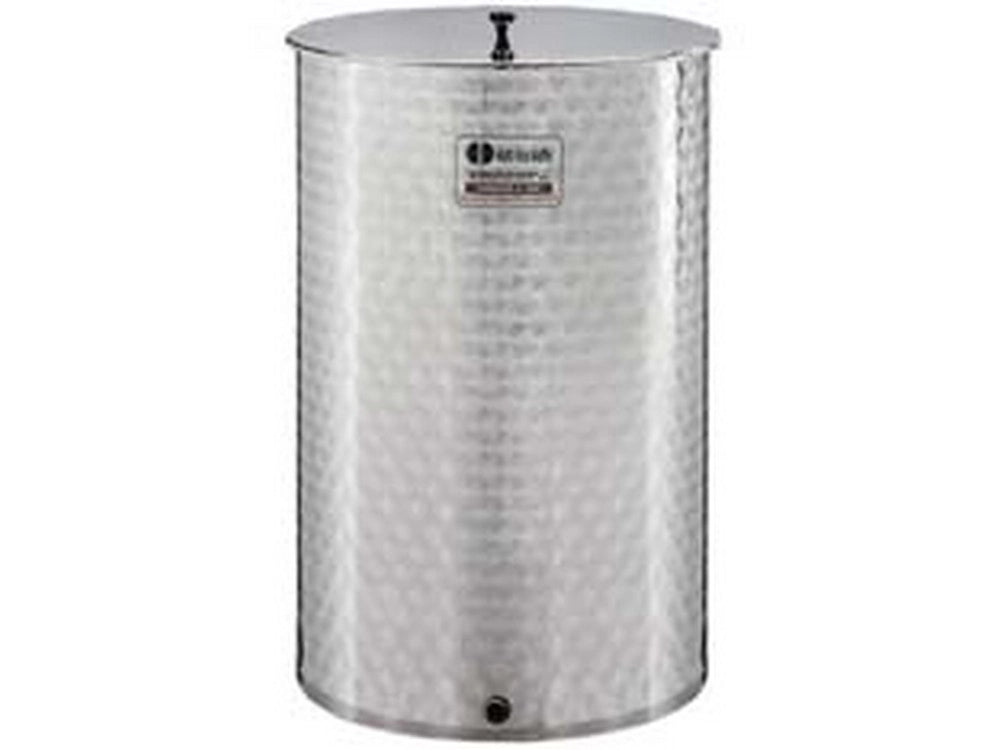 1pz contenitore enologico fondo piano inox 18/10 saldato lt200  mm590x860h cod:ferx.fer120968