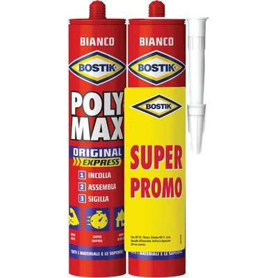 BOSTIK POLYMAX ORIGINAL EXPRESS BIPACK - BIANCO GR 425 CF=PZ 2