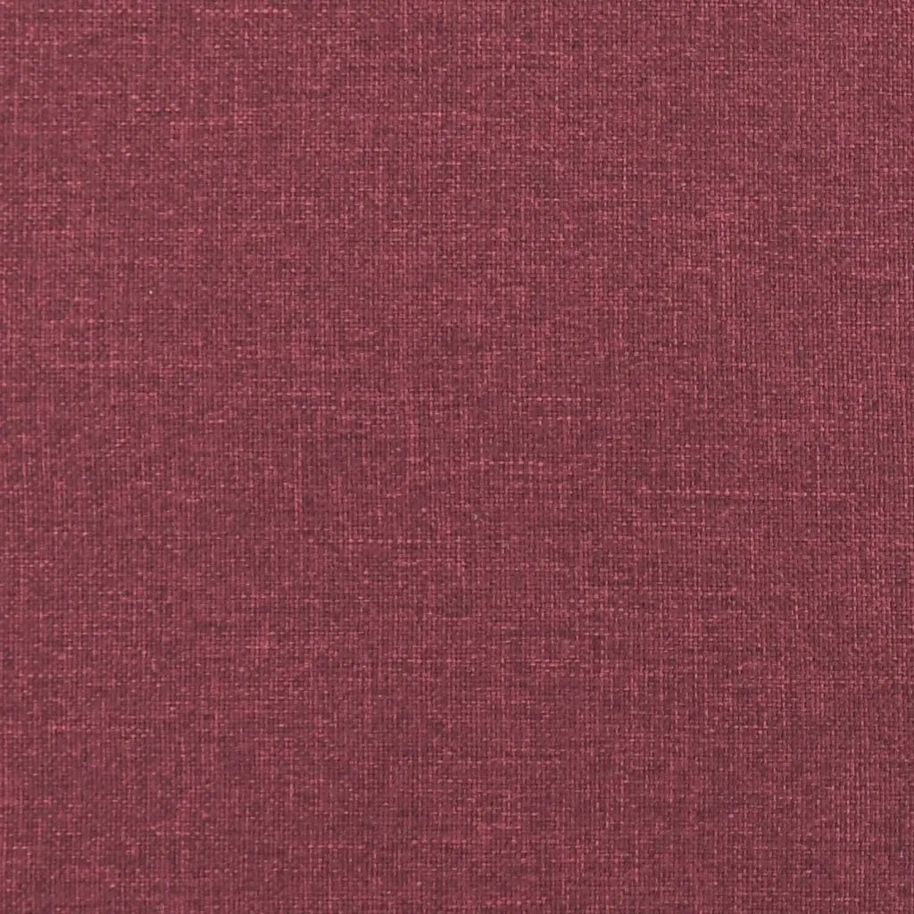 Divano a 2 Posti Rosso Vino 120 cm in Tessuto 359357