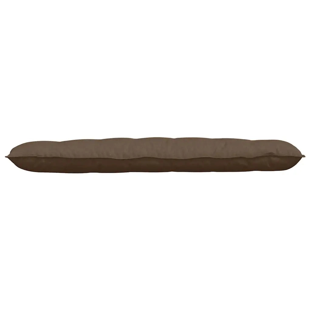 Cuscino per Schiena Marrone 160 x 19 x 50 cm Tessuto 42014877
