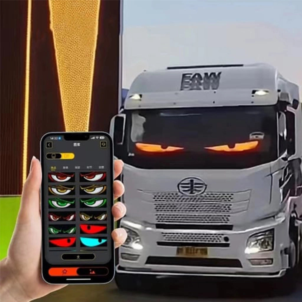 Display LED flessibile auto con occhi dinamici smart