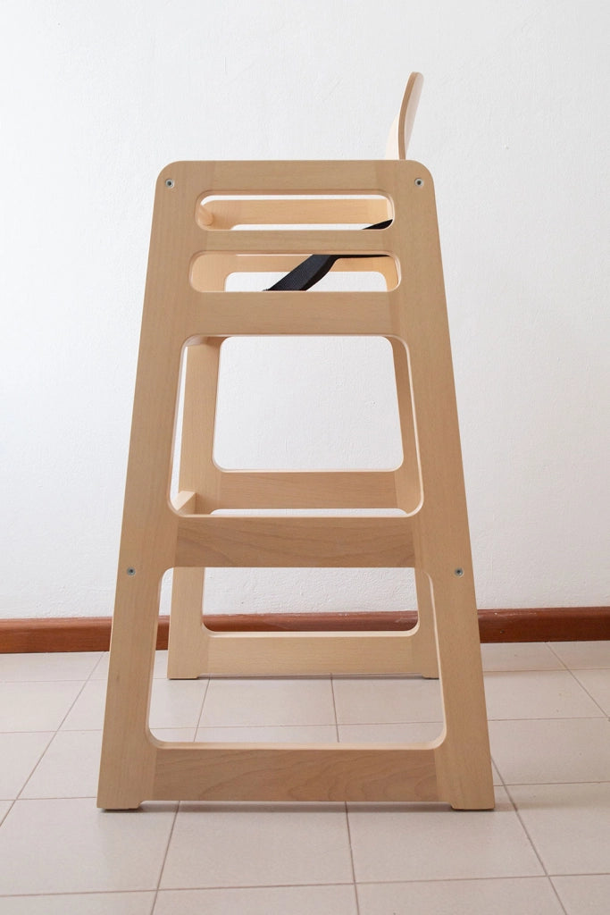 Seggiolone MioPappy in legno di faggio Adex