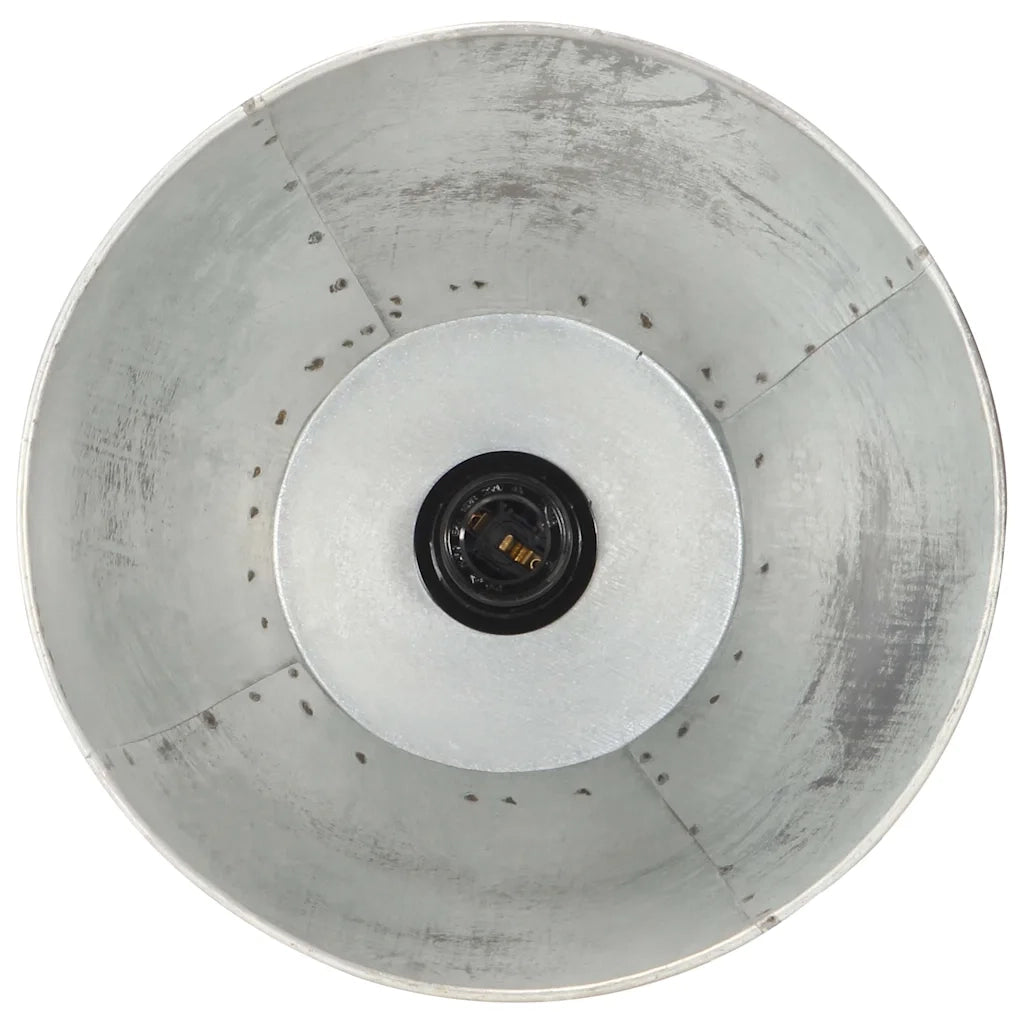 Lampada da Pavimento Argento in Legno Massello di Mango E27 320579