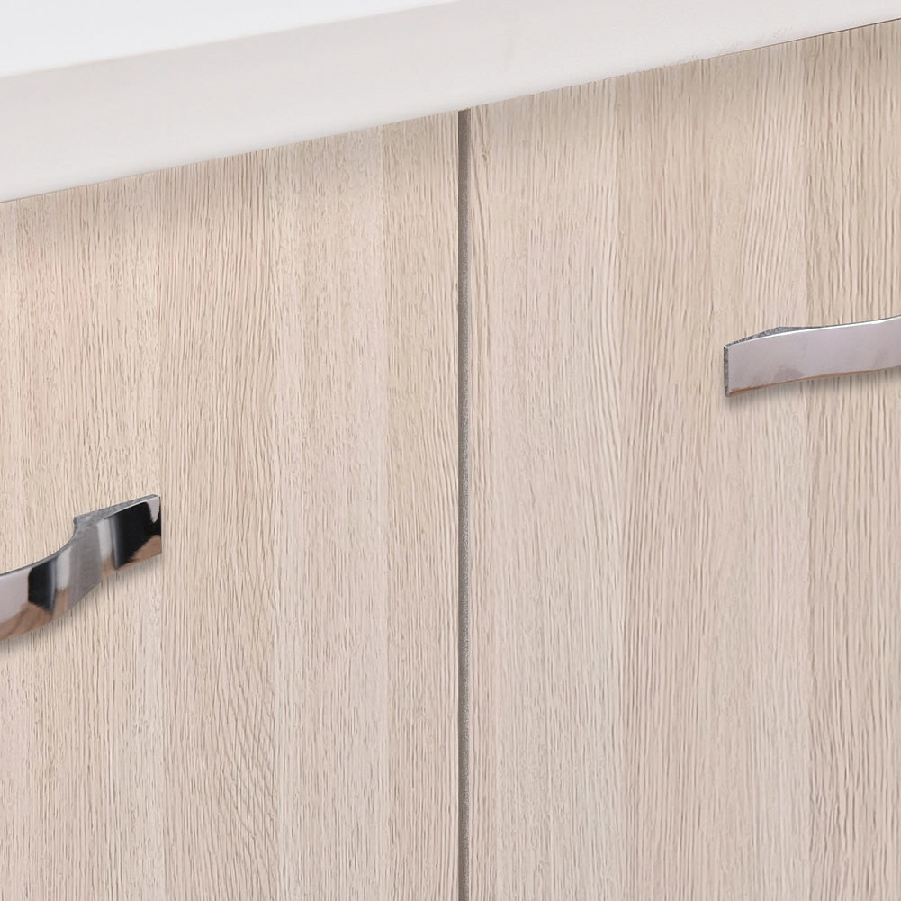 Mobile Base per Cucina Componibile in Legno Colore Olmo con 2 Ante 2 Scomparti