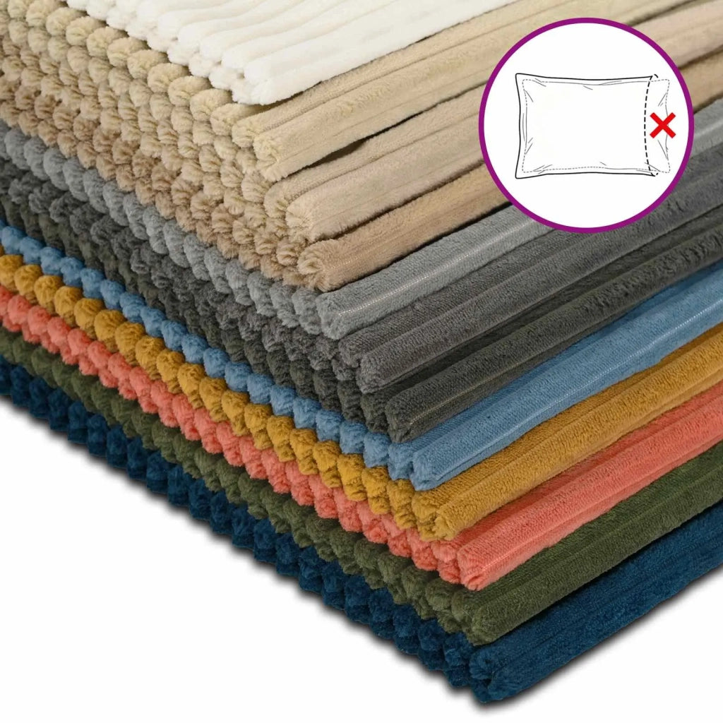 Federa 2 pz HEERLEN Giallo 65 x 65 cm corduroy 912947