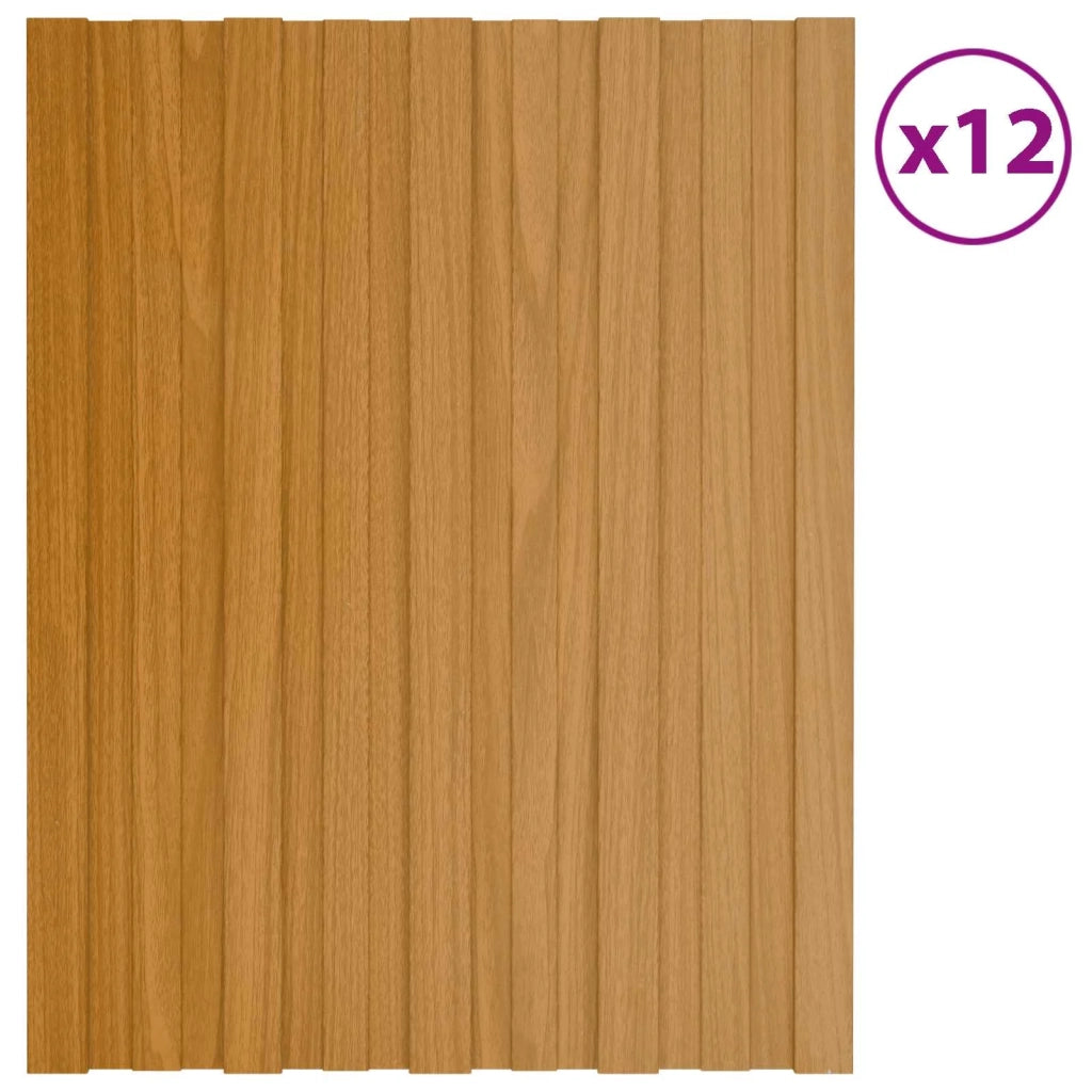 Pannello per tetto 12 pz Naturale 60 x 45 cm Acciaio zincato 42047107