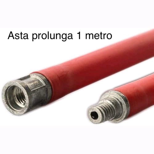 Kit Spazzacamino Pulizia Canne Fumarie 12 Metri con Scovolo in Acciaio Ø25 cm con Guanti in OMAGGIO