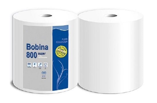 CARTA CELLULOSA SUPER 800 strappi 2.00 rotoli