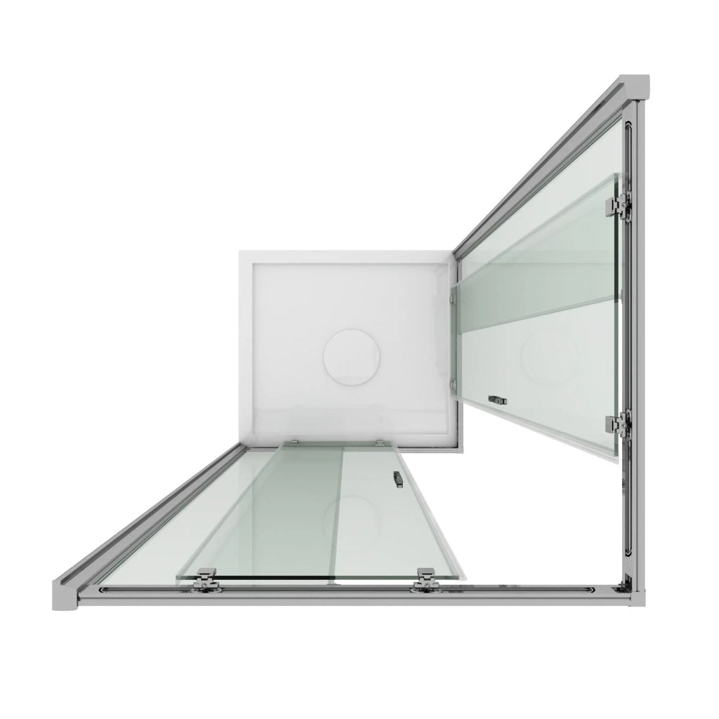 Box doccia 100x120CM H198 trasparente mod. Evolution