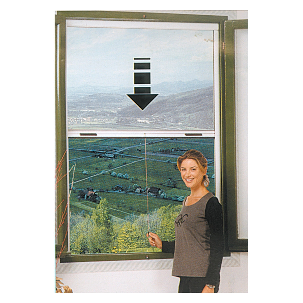 1pz zanzariera avvolgibile verticale cm 120 x 250 marrone ral 8017 cod:ferx.314970nlm