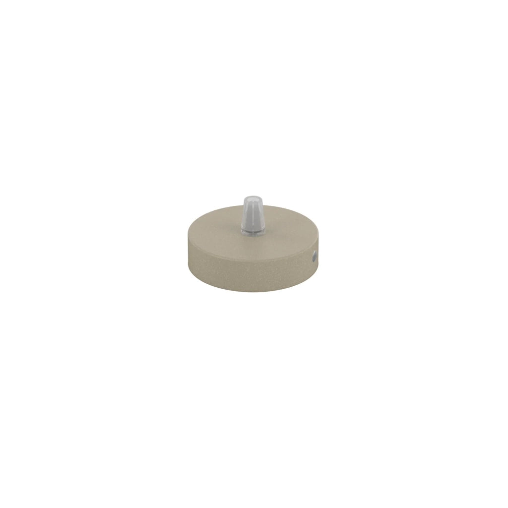 Rosone Serracavo Esterno Metallo Sabbia 1 Foro D8Cm