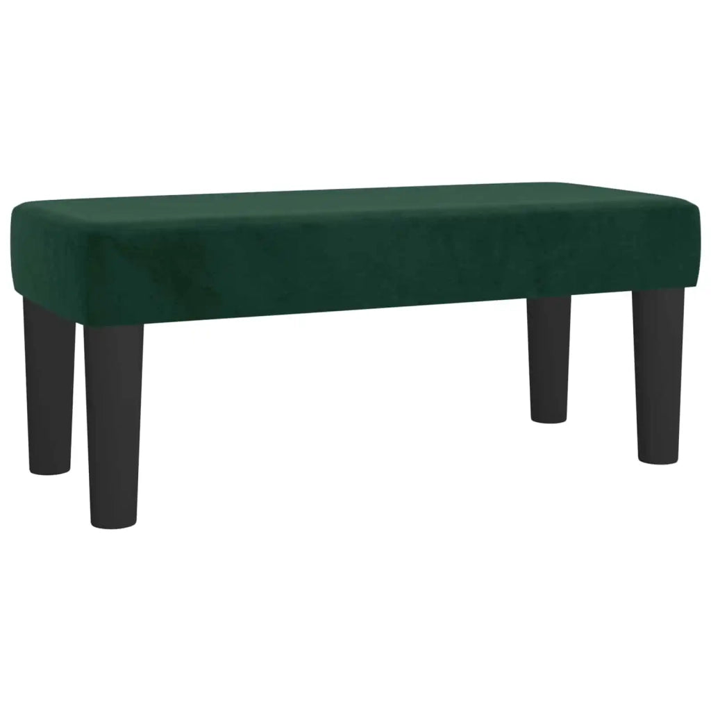 Panca Verde Scuro 70x30x30 cm in Velluto 346641