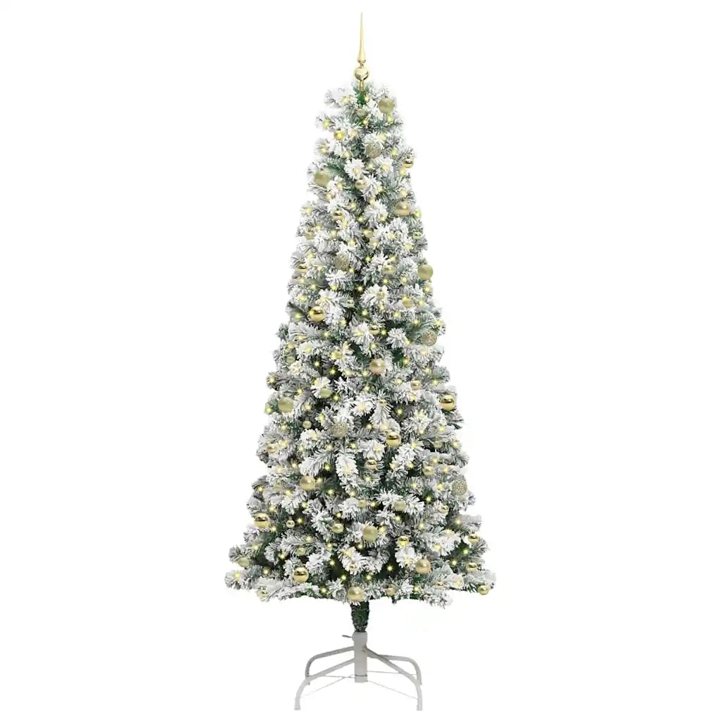 Albero di Natale Artificiale con Rami Pieghevoli 240 cm