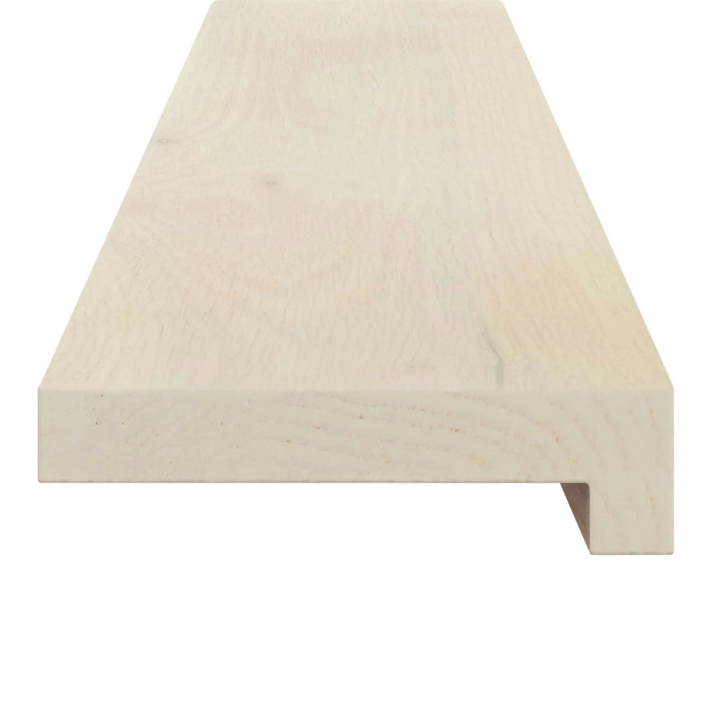 Gradini per Scale 4 pz 100 x 25 x 2 cm Bianco 3449312