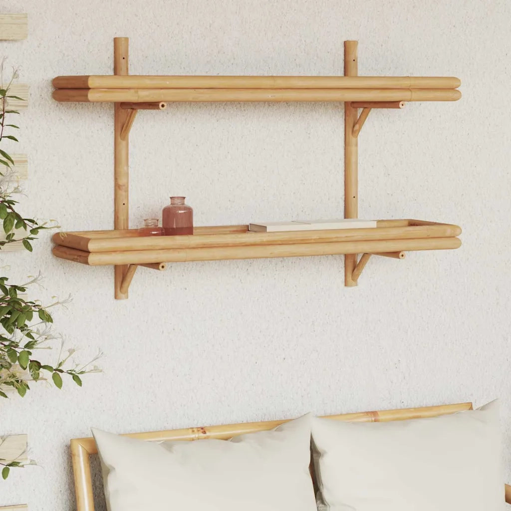 Scaffale da parete Marrone 100 x 26 x 60 cm Bambù 4107162