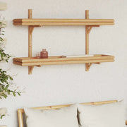 Scaffale da parete Marrone 100 x 26 x 60 cm Bambù 4107162