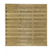 Pannello frangivista in legno di conifera 90x180 cm - privacy outdoor, assi zigrinate e cornice 4x4 cm, ideale per giardino terrazzo (1,62 m²)