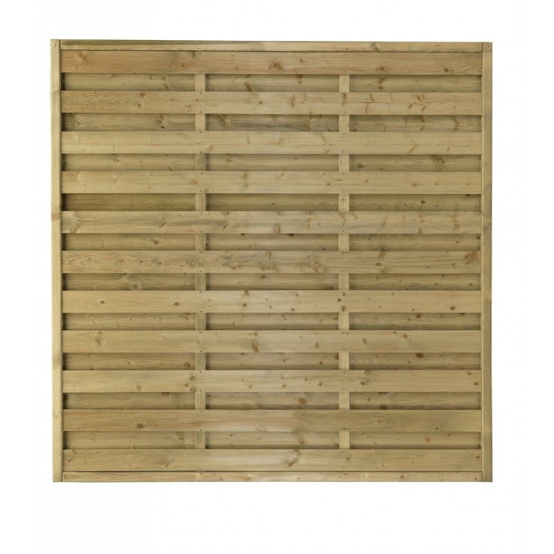 Pannello frangivista in legno di conifera 90x180 cm - privacy outdoor, assi zigrinate e cornice 4x4 cm, ideale per giardino terrazzo (1,62 m²)