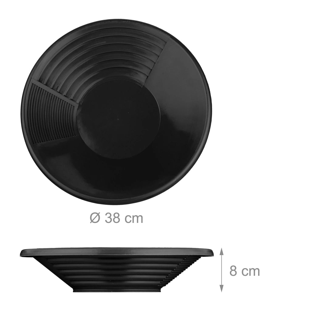 Set di 2 batte d'oro a 3 zone per cercatori d'oro giardino colore verde in plastica nera 13_0016181