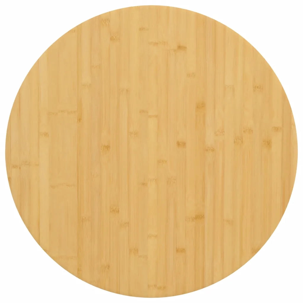 Piano del Tavolo Ø60x1,5 cm in Bambù 352674