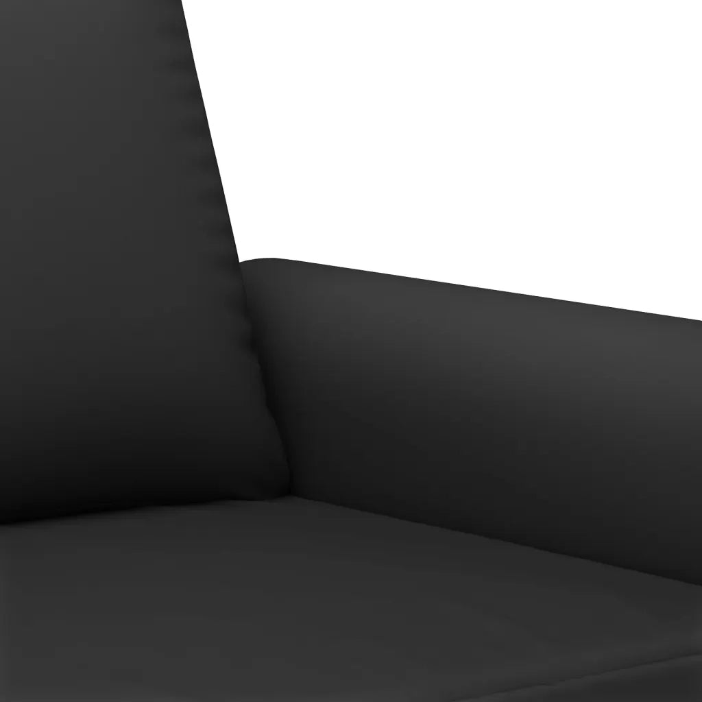 Set di Divani 2 pz con Cuscini Nero in Velluto 3202235