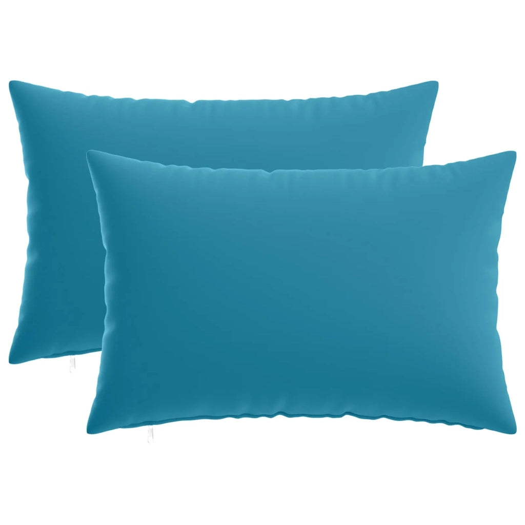 Cuscino con cuscino HEERLEN 2 pz Azzurro Poliestere 927451