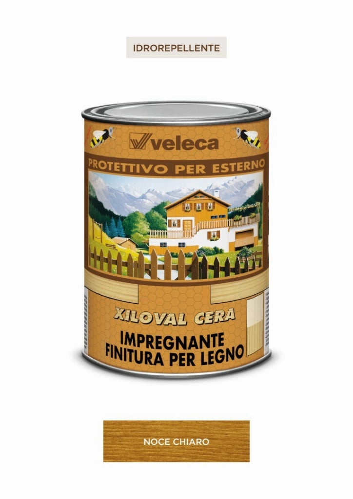 Xiloval Cera Noce Chiaro Litri 1 Veleca - Veleca