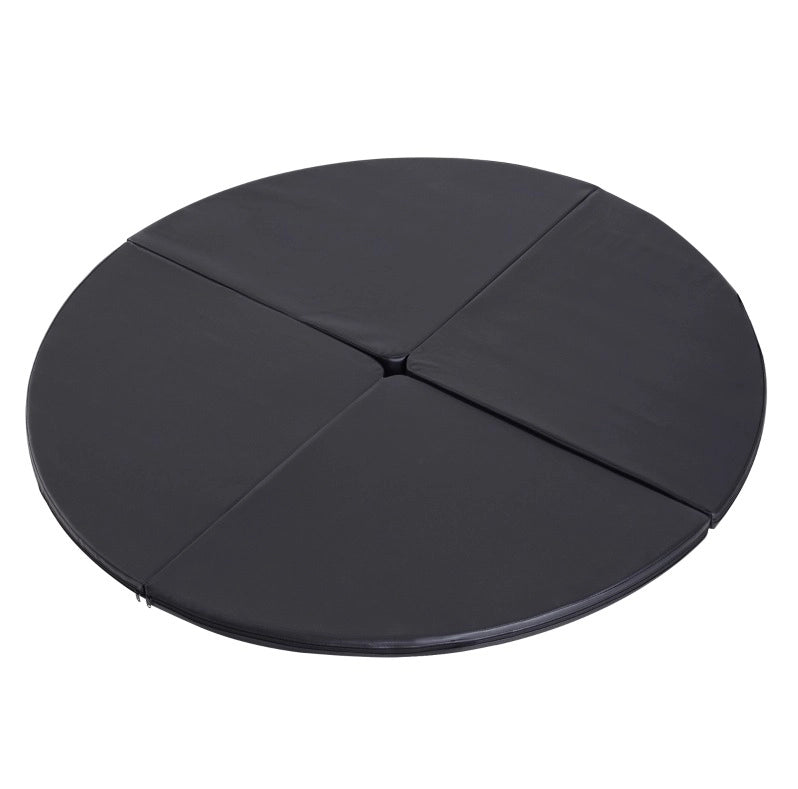 Materassino per Pole Dance pieghevole, 150 cm, nero, in plastica