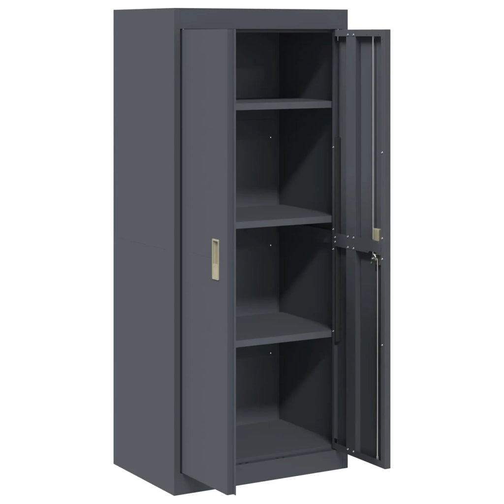 Armadio Antracite 60 x 40 x 140 cm Acciaio