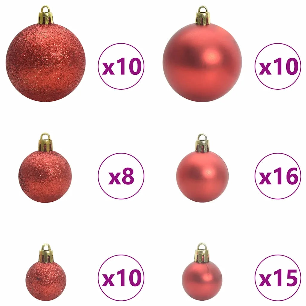 Albero di Natale artificiale Verde 210 cm PVC e Metallo